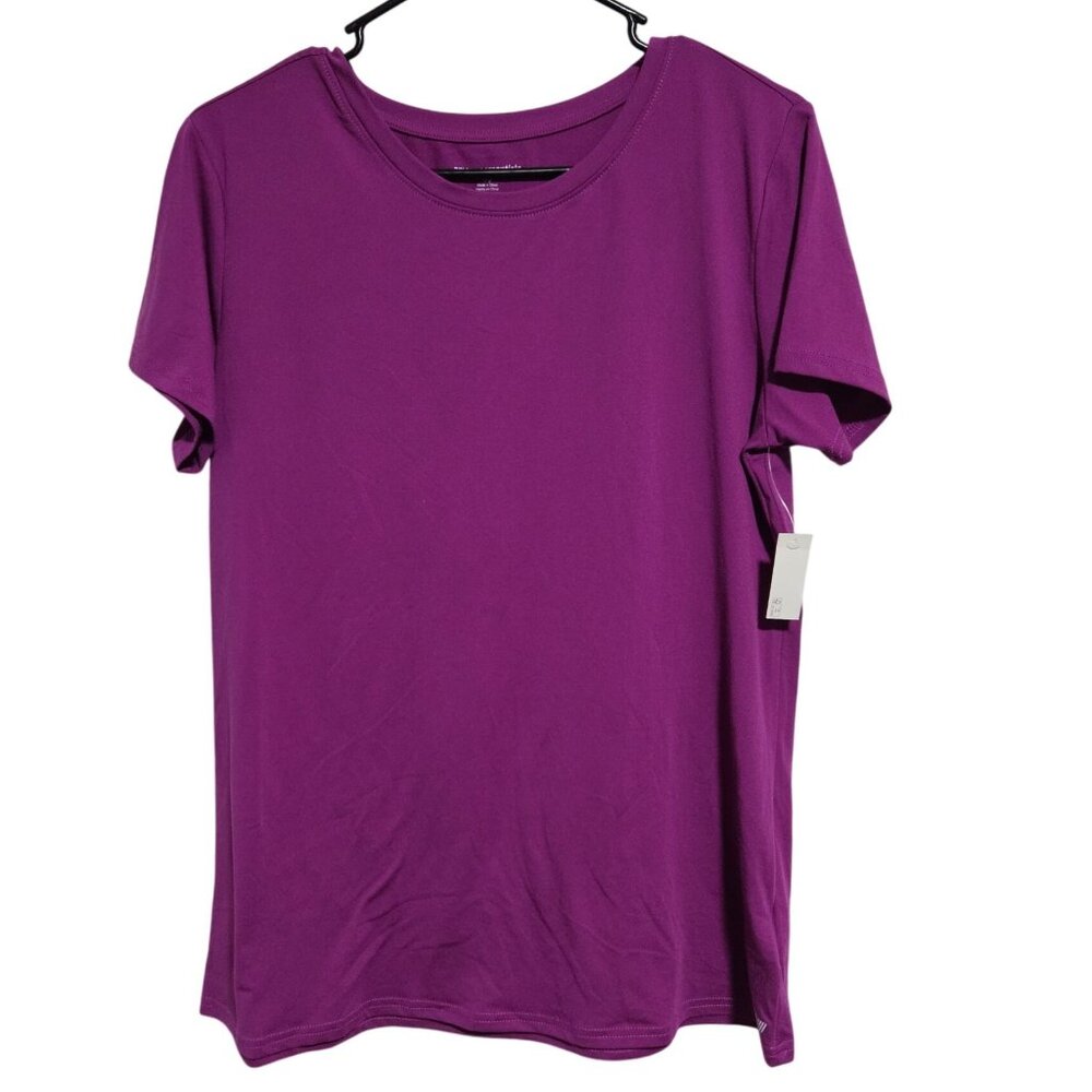 Amazon Essentials Purple T-Shirt Womens Size Large Short-Sleeve Crewneck Tee